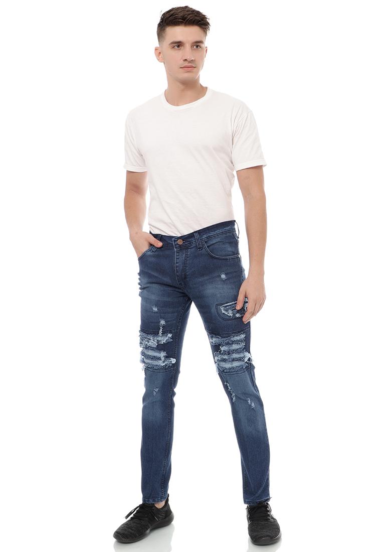  Celana  Panjang  Jeans Sobek  009 Pria Emoline