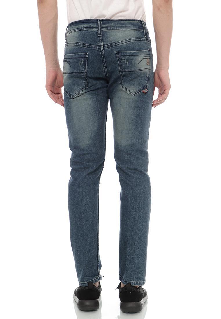  Celana  Panjang  Jeans  Sobek  001 Pria  Emoline