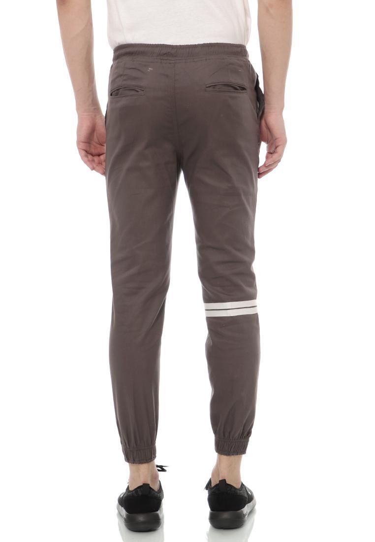  Celana  Panjang Jogger Strip Pria  Emoline