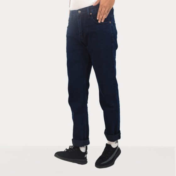 Emoline Straight Jeans Basic Men Celana  Jeans Standar 